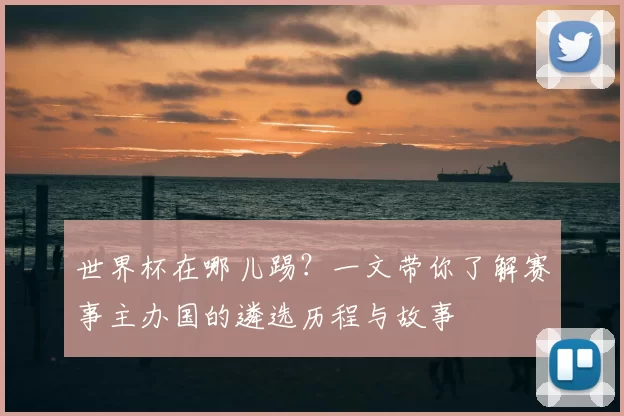世界杯在哪儿踢？一文带你了解赛事主办国的遴选历程与故事